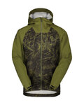 SCOTT waterproof jacket - TRAIL STORM WP - green/black