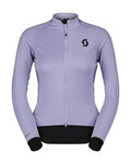 SCOTT Cycling windproof jacket - RC PRO WARM GTX WS W - purple/black