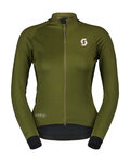 SCOTT Cycling windproof jacket - RC PRO WARM GTX WS W - green/pink