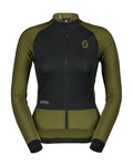 SCOTT Cycling windproof jacket - RC PRO WARM HYBRID GTX WS W - black/green