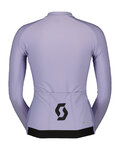 SCOTT Cycling winter long sleeve jersey - PRO WARM - purple