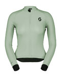 SCOTT Cycling winter long sleeve jersey - RC PRO WARM W - green
