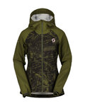SCOTT waterproof jacket - TRAIL STORM WP W - green/black