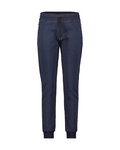 SCOTT Cycling long trousers withot bib - TECH JOGGER WARM W - blue