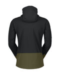 SCOTT Cycling windproof jacket - EXPLORAIR SOFTSHELL SL - black/green