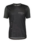 SCOTT Cycling short sleeve jersey - VERTIC SS - black/grey