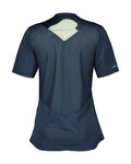 SCOTT Cycling short sleeve jersey - TRAIL VERTIC SS W - blue/green