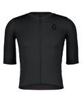 SCOTT Cycling short sleeve jersey - TRAINING - black