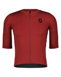 SCOTT Cycling short sleeve jersey - TRAINING - red