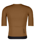 SCOTT Cycling short sleeve jersey - ULTD. TRAINING - brown