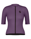 SCOTT Cycling short sleeve jersey - TRAINING - purple