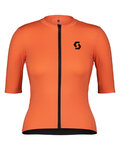 SCOTT Cycling short sleeve jersey - TRAINING - orange