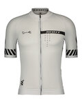 SCOTT Cycling short sleeve jersey - PRO - white