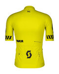 SCOTT Cycling short sleeve jersey - PRO - yellow