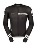 SCOTT Cycling summer long sleeve jersey - PRO - black