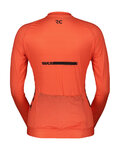 SCOTT Cycling summer long sleeve jersey - PRO - orange