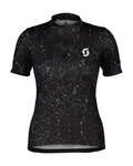 SCOTT Cycling short sleeve jersey - GRAVEL CONTESSA - black/multicolour