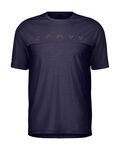 SCOTT Cycling short sleeve t-shirt - DEFINED MERINO SS - purple