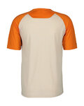 SCOTT Cycling short sleeve t-shirt - DEFINED MERINO SS - ivory/beige