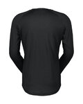 SCOTT Cycling long sleeve t-shirt - DEFINED MERINO LS - black