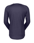 SCOTT Cycling long sleeve t-shirt - DEFINED MERINO LS - purple