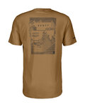 SCOTT Cycling short sleeve t-shirt - DEFINED DRI SS - brown