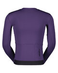 SCOTT Cycling winter long sleeve jersey - TRAINING - purple