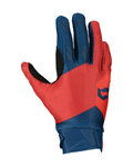 SCOTT Cycling long-finger gloves - EVO TRACK JR - blue/red