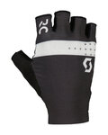 SCOTT Cycling fingerless gloves - RC PRO SF - black/white