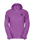 SCOTT Cycling windproof jacket - EXPLORAIR LIGHT WB W - purple