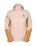 SCOTT Cycling windproof jacket - EXPLORAIR LIGHT WB W - pink/beige