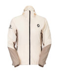 SCOTT Cycling windproof jacket - EXPLORAIR LIGHT WB W - white/brown