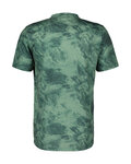 SCOTT Cycling short sleeve t-shirt - DRI TIE DYE - green