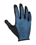 SCOTT Cycling long-finger gloves - TRACTION LF - blue