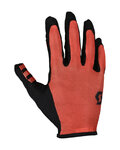 SCOTT Cycling long-finger gloves - TRACTION LF - red