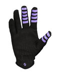 SCOTT Cycling long-finger gloves - TRACTION LF - purple/black