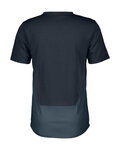 SCOTT Cycling short sleeve t-shirt - TRAIL FLOW DRI SS - blue
