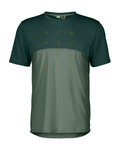 SCOTT Cycling short sleeve t-shirt - TRAIL FLOW DRI SS - green