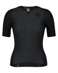 SCOTT Cycling short sleeve jersey - ULTD. AERO - black