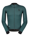 SCOTT Cycling windproof jacket - RC PRO WARM GTX WS LTD - black/green