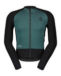 SCOTT Cycling windproof jacket - RC PRO HYBRID GTX WS LTD - black/green