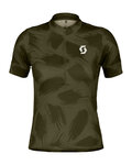 SCOTT Cycling short sleeve jersey - ENDURANCE 20 - green