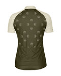 SCOTT Cycling short sleeve jersey - ENDURANCE 30 - green/beige