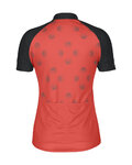 SCOTT Cycling short sleeve jersey - ENDURANCE 30 - black/red