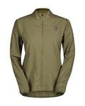 SCOTT Cycling windproof jacket - ENDURANCE TECH WB W - green