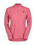 SCOTT Cycling windproof jacket - ENDURANCE TECH WB W - pink