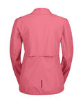 SCOTT Cycling windproof jacket - ENDURANCE TECH WB W - pink
