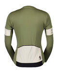 SCOTT Cycling summer long sleeve jersey - ENDURANCE PRO W - green/white