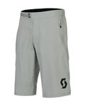 SCOTT Cycling shorts without bib - TRAIL VERTIC W/PAD - grey