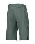 SCOTT Cycling shorts without bib - TRAIL VERTIC W/PAD - green